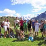 Gli studenti del centro estivo della scuola Lyceum Alpinum Zuoz
