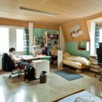 Una stanza doppia del residence della scuola Lyceum Alpinum Zuoz