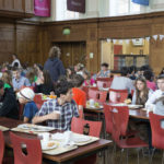 La sala da pranzo della scuola Bell Wellington