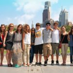 Gli studenti del programma arricchimento universitario della scuola Julian Krinsky Villanova University visitano New York
