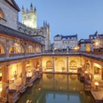 Le antiche Terme Romane di Bath, Inghilterra