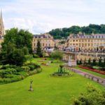 Un parco di Bath, Inghilterra