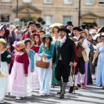 La Grande Sfilata in costume d'epoca del Jane Austen Festival di Bath, Inghilterra