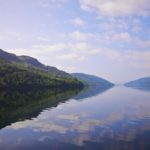 Splendido scenario della Scozia vicino alla scuola estiva internazionale Ardmay House