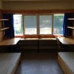 Una stanza da letto doppia del residence per studenti Tartu College