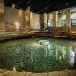 The ancient Roman baths in Bath, England