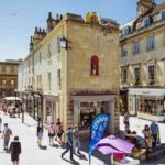 A picturesque street in Bath, England