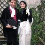 Rachel Marshall as Elizabeth Bennet at the Jane Austen Centre in Bath