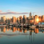 The skyline of Vancouver, Canada