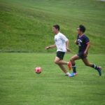 French Woods campers play football