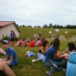 French Woods campers relax in the camp grounds