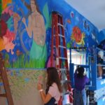 French Woods campers have art lessons