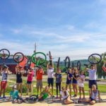 French Woods campers learn to unicycle