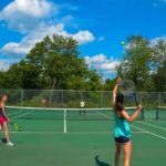 French Woods summer camp tennis court