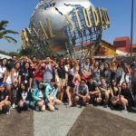 FLS international Los Angeles Cal State Fullerton students visit Universal Studios