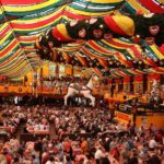 Il famosissimo Oktoberfest di Monaco di Baviera, Germania