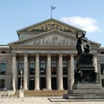 Il teatro dell'opera di Monaco di Baviera, Germania