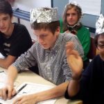 Gli studenti della scuola estiva della GLS Berlin Westend in classe