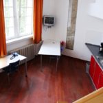 Cucina condivisa degli appartamenti del GLS Berlin College