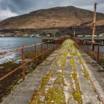 Il lago Loch Long, Arrochar, Scozia.