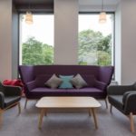 Area lounge del residence studentesco Green Park House