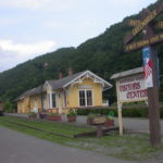 The tourist office (and former train station) of Pocahontas County, West Virginia
