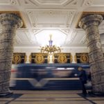 One of the metro stations in St. Petersburg