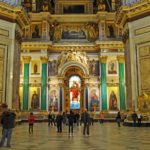 The interior of the Church of the Savior on Spilled Blood in St. Petersburg