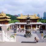The Jing An Temple in Shanghai, China, near the Silk Mandarin language school