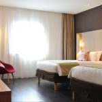 Bedroom of a Silk Mandarin Shanghai hotel accommodation