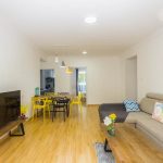 Living room of a Silk Mandarin Shanghai shared apartment