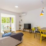 Living room of a Silk Mandarin Shanghai shared apartment