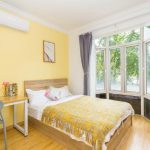 Bedroom of a Silk Mandarin Shanghai shared apartment