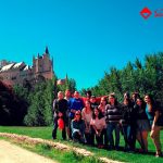 Studenti della Estudio Sampere Salamanca visitano Segovia