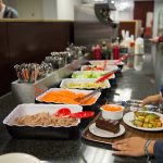  La mensa del Trinity Hall a Dublino, Irlanda