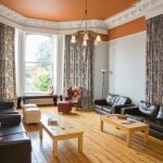 Un salone del residence Trinity Hall della scuola Emerald Cultural Institute di Dublino