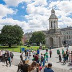 Gli studenti del programma estivo di inglese della scuola Emerald Cultural Institute di Dublino in giro per la città