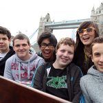 Gli studenti del corso per ragazzi della scuola di inglese Excel English London in gita a Londra