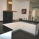 Kitchen of an Estudio Sampere Salamanca host family