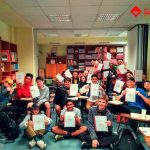 Estudio Sampere Salamanca students in the classroom