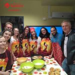 Estudio Sampere Salamanca students learn to cook Spanish cuisine
