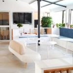 La lounge del That's Mandarin Shanghai Jiaozhou campus di Shanghai