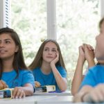 Gli studenti della Brillantmont School a Losanna, Svizzera