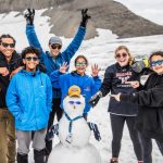 Leysin American School Summer Camp students on a mountain trip