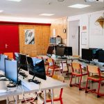 Leysin American School computer room