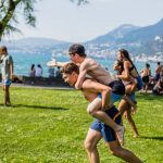 Leysin American School Summer Camp students have activities outside