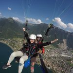 Leysin American School students go paragliding