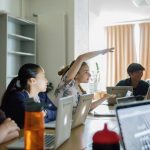 Leysin American School Summer Camp students in class