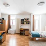 Bedroom of a Leysin American School boarding house