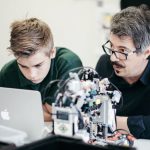 La classe di robotica dell'Institut auf dem Rosenberg
